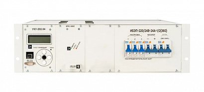 ИБЭП-220/24В-24А-1/2 (360)-3U-LAN
